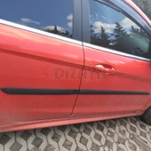 S-Dizayn Ford Fiesta ABS Plastik Yan Kapı Koruma Çıtası 2009-2017 A+ Kalite thumbnail 5