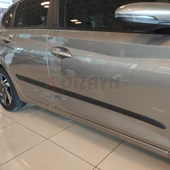 S-Dizayn Hyundai i20 ABS Plastik Yan Kapı Koruma Çıtası 2021 Üzeri A+ Kalite thumbnail 5