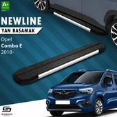 S-Dizayn Opel Combo E Uzun Şase NewLine Krom Yan Basamak 213 Cm 2018 Üzeri A+ Kalite thumbnail 1