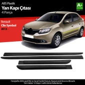 S-Dizayn Renault Clio Symbol ABS Plastik Yan Kapı Koruma Çıtası 2012-2019 A+ Kalite thumbnail 1