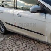 S-Dizayn Ford Focus ABS Plastik Yan Kapı Koruma Çıtası 2011-2019 A+ Kalite thumbnail 6