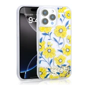 iPhone 16 Pro Max Kılıf Sıvılı Simli Baskılı Şeffaf Arka Yüzey Mossa Silikon Kılıf thumbnail 2