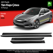 S-Dizayn Honda City ABS Plastik Yan Kapı Koruma Çıtası 2020 Üzeri A+ Kalite thumbnail 1