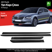 S-Dizayn Skoda Super B ABS Plastik Yan Kapı Koruma Çıtası 2015-2023 A+ Kalite thumbnail 1