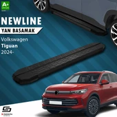S-Dizayn VW Tiguan 3 NewLine Siyah Yan Basamak 183 Cm 2024 Üzeri A+ Kalite thumbnail 1