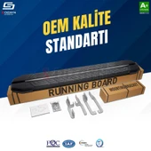 S-Dizayn Dacia Sandero 3 Stepway NewLine Siyah Yan Basamak 183 Cm 2020 Üzeri A+ Kalite thumbnail 2