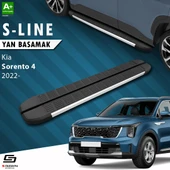 S-Dizayn Kia Sorento 4 S-Line Aluminyum Yan Basamak 183 Cm 2022 Üzeri A+ Kalite thumbnail 1