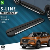 S-Dizayn Nissan X-Trail T33 S-Line Krom Yan Basamak 183 Cm 2022 Üzeri A+ Kalite thumbnail 1