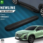 S-Dizayn Chery Omoda5 NewLine Siyah Yan Basamak 183 Cm 2022 Üzeri A+ Kalite thumbnail 1