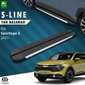 S-Dizayn Kia Sportage 5 S-Line Aluminyum Yan Basamak 173 Cm 2021 Üzeri A+ Kalite thumbnail 1