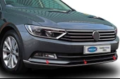 OMSA VW Passat B8 Krom Ön Tampon Çıtası 3 Parça 2015-2019 Arası - 5