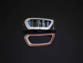 OMSA Ford Transit Krom Sis Farı Çerçevesi 2 Parça 2019 ve Sonrası thumbnail 2