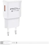 ACL M3 3.1A 18 Watt 1xUSB-A Mikro Kablo Seyahat Şarj thumbnail 1