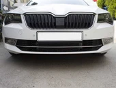 OMSA Skoda Superb B8 Krom Ön Tampon Çıtası 3 Parça 2015-2019 Arası thumbnail 3