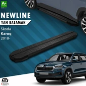 S-Dizayn Skoda Karoq NewLine Siyah Yan Basamak 173 Cm 2018 Üzeri A+ Kalite thumbnail 1