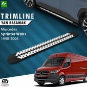 S-Dizayn Mercedes Sprinter W901 Orta Şase TrimLine Gri Yan Basamak 270 Cm 1998-2006 A+ Kalite thumbnail 1