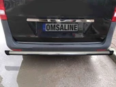 OMSA Mercedes Vito W447 Krom Boru Çap:60 Arka Koruma Plastik Kapak 2014 ve Sonrası thumbnail 3