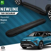 S-Dizayn Hyundai Bayon NewLine Siyah Yan Basamak 173 Cm 2021 Üzeri A+ Kalite thumbnail 1