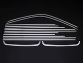 OMSA VW T5 Transporter Krom Cam Çerçevesi 14 Parça Tek Sürgü Uzun Şase 2003-2014 Arası thumbnail 1