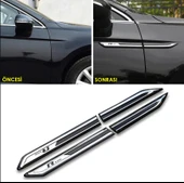 S-Dizayn VW Passat B8 ABS Krom Çamurluk Çıtası 4 Prç. R Line 2015-2019 thumbnail 4