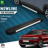 S-Dizayn VW Tiguan 2 NewLine Krom Yan Basamak 173 Cm 2016-2024 A+ Kalite thumbnail 1