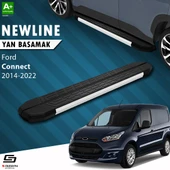 S-Dizayn Ford Connect 2 NewLine Aluminyum Yan Basamak 183 Cm 2014-2023 A+ Kalite thumbnail 1