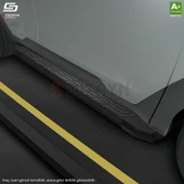 S-Dizayn Fiat Ducato 3 Kısa Şase NewLine Siyah Yan Basamak 203 Cm 2006-2014 A+ Kalite thumbnail 6