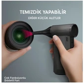 Elektrikli Hava Toz Alma Cihazı, 130000 RPM Basınçlı Hava Toz Alma Cihazı Araba  Bilgisayar Klavyesi - 4