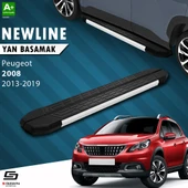 S-Dizayn Peugeot 2008 NewLine Aluminyum Yan Basamak 173 Cm 2013-2019 A+ Kalite thumbnail 1