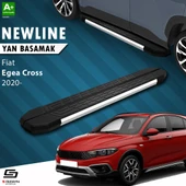 S-Dizayn Fiat Egea Cross NewLine Krom Yan Basamak 183 Cm 2020 Üzeri A+ Kalite thumbnail 1