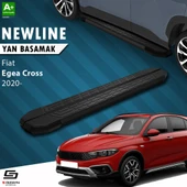 S-Dizayn Fiat Egea Cross NewLine Siyah Yan Basamak 183 Cm 2020 Üzeri A+ Kalite thumbnail 1