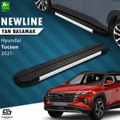 S-Dizayn Hyundai Tucson 4 NewLine Aluminyum Yan Basamak 173 Cm 2021 Üzeri A+ Kalite thumbnail 1