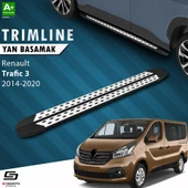 S-Dizayn Renault Trafic 3 Kısa Şase TrimLine Gri Yan Basamak 230 Cm 2014-2020 A+ Kalite thumbnail 1