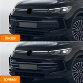 S-Dizayn VW Tiguan 3 Krom Ön Tampon Çıtası 6 Prç. 2024 Üzeri A+ Kalite thumbnail 5