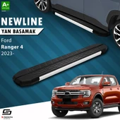 S-Dizayn Ford Ranger 4 NewLine Aluminyum Yan Basamak 203 Cm 2023 Üzeri A+ Kalite thumbnail 1