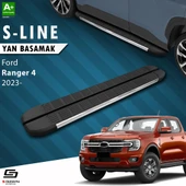 S-Dizayn Ford Ranger 4 S-Line Krom Yan Basamak 203 Cm 2023 Üzeri A+ Kalite thumbnail 1