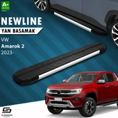 S-Dizayn VW Amarok 2 NewLine Krom Yan Basamak 203 Cm 2023 Üzeri A+ Kalite thumbnail 1