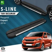 S-Dizayn Peugeot Expert 3 Uzun Şase S-Line Krom Yan Basamak 243 Cm 2016 Üzeri A+ Kalite thumbnail 1