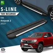S-Dizayn VW Amarok 2 S-Line Aluminyum Yan Basamak 203 Cm 2023 Üzeri A+ Kalite thumbnail 1
