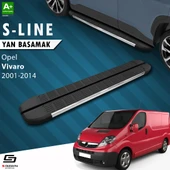 S-Dizayn Opel Vivaro A Uzun Şase S-Line Krom Yan Basamak 263 Cm 2001-2014 A+ Kalite thumbnail 1