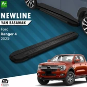 S-Dizayn Ford Ranger 4 NewLine Siyah Yan Basamak 203 Cm 2023 Üzeri A+ Kalite thumbnail 1