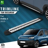 S-Dizayn Fiat Doblo 3 TrimLine Gri Yan Basamak 202 Cm 2023 Üzeri thumbnail 1