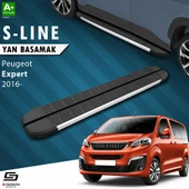 S-Dizayn Peugeot Expert 3 Uzun Şase S-Line Aluminyum Yan Basamak 243 Cm 2016 Üzeri A+ Kalite thumbnail 1
