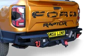 OMSA Ford Ranger Dakar V2 Çelik Arka Tampon Ledli Sensörlü-Sensörsüz 2011-2022 Arası thumbnail 2