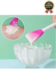 Özel Seri Esnek Yumuşak Silikon Yüz Cilt Krem Maske Uygulama ve Temizleme Fırçası Spatulası 1 Adet thumbnail 5