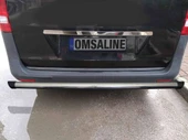 OMSA Mercedes Vito W447 Krom Boru Çap:60 Arka Koruma Plastik Kapak 2014 ve Sonrası thumbnail 3