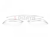 S-Dizayn Fiat Egea SD Krom Arka Tampon Difüzör Çıtası 3 Prç. 2015 Üzeri (Mat Krom) A+ Kalite - 2