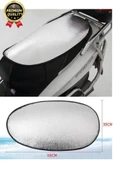 Özel Üretim Alüminyum Koltuk Kılıfı Dayanıklı Lastikli Su Geçirmez Motor Sele Güneşliği 60 cm x35 cm - 4