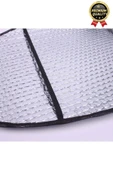 Özel Üretim Alüminyum Koltuk Kılıfı Dayanıklı Lastikli Su Geçirmez Motor Sele Güneşliği 60 cm x35 cm - 7