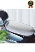 Özel Üretim Alüminyum Koltuk Kılıfı Dayanıklı Lastikli Su Geçirmez Motor Sele Güneşliği 60 cm x35 cm - 5